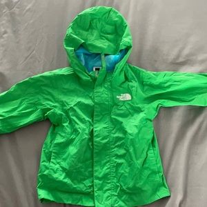 Kids North Face rain jacket